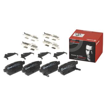 Jeu de 4 plaquettes de frein arrière BREMBO [P 79 029]