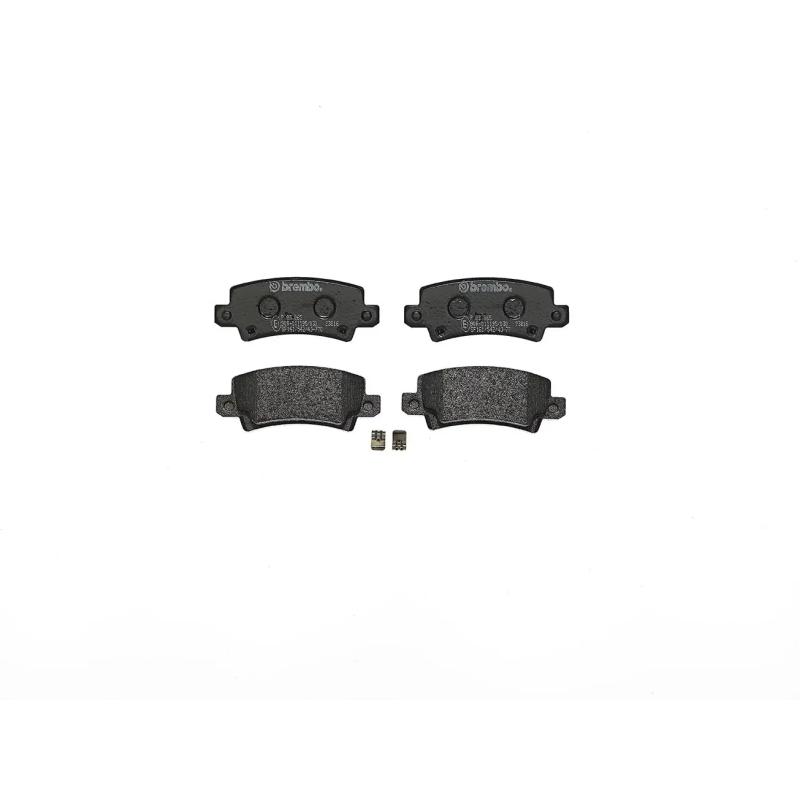 Jeu de 4 plaquettes de frein arrière BREMBO P 83 065 - Visuel 2