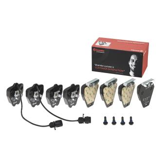 Jeu de 4 plaquettes de frein avant BREMBO [P 85 038]