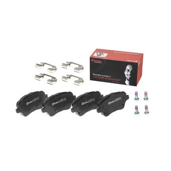 Jeu de 4 plaquettes de frein avant BREMBO [P 24 151]