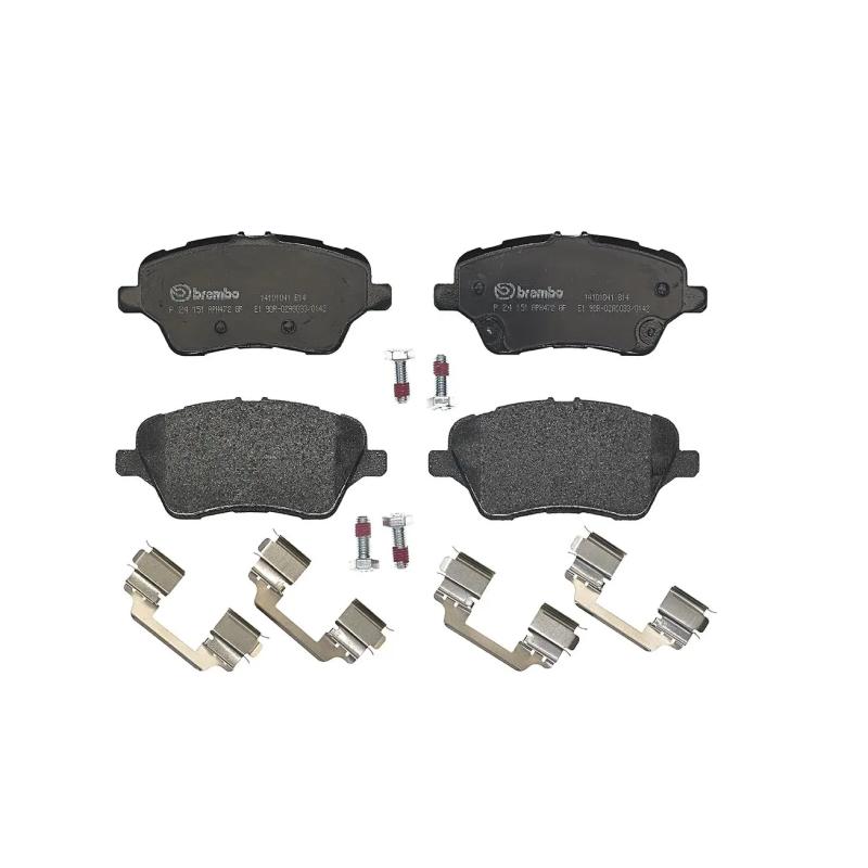 Jeu de 4 plaquettes de frein avant BREMBO P 24 151 - Visuel 2