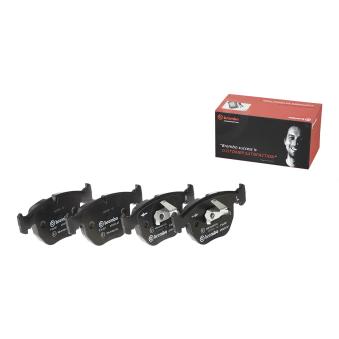 Jeu de 4 plaquettes de frein avant BREMBO OEM 34111163307