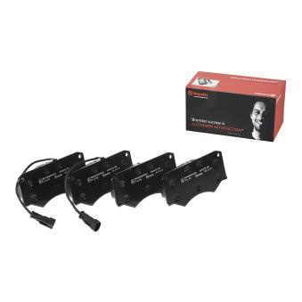 Jeu de 4 plaquettes de frein avant BREMBO [P A6 016]