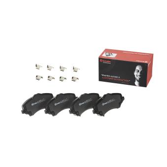 Jeu de 4 plaquettes de frein avant BREMBO [P 11 022]