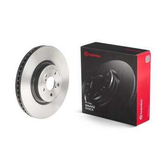 Jeu de 2 disques de frein avant BREMBO 09.A870.11 pour SUBARU OUTBACK 3.6 R - 260cv