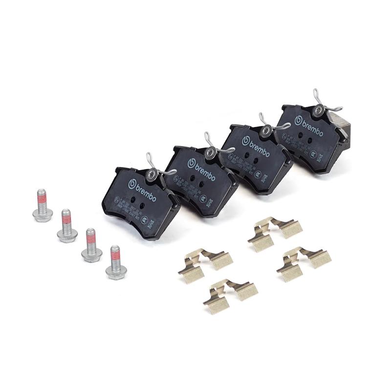 Jeu de 4 plaquettes de frein arrière BREMBO P 85 020 - Visuel 1