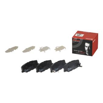 Jeu de 4 plaquettes de frein avant BREMBO OEM 5581078R00