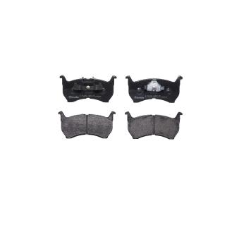 Jeu de 4 plaquettes de frein avant BREMBO P 49 004