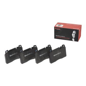 Jeu de 4 plaquettes de frein avant BREMBO OEM 8R0698151D