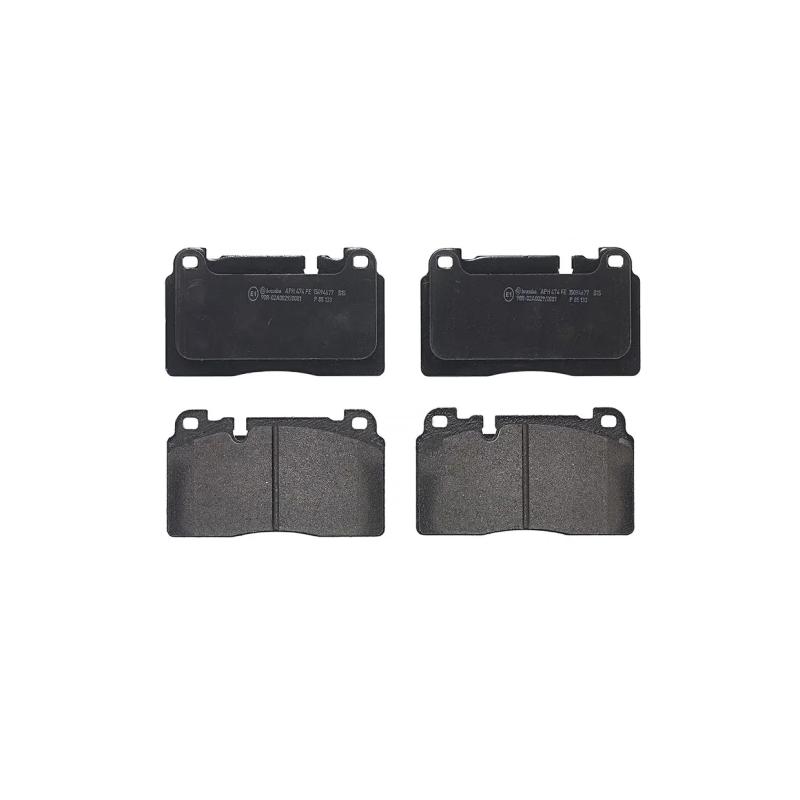 Jeu de 4 plaquettes de frein avant BREMBO P 85 133 - Visuel 2