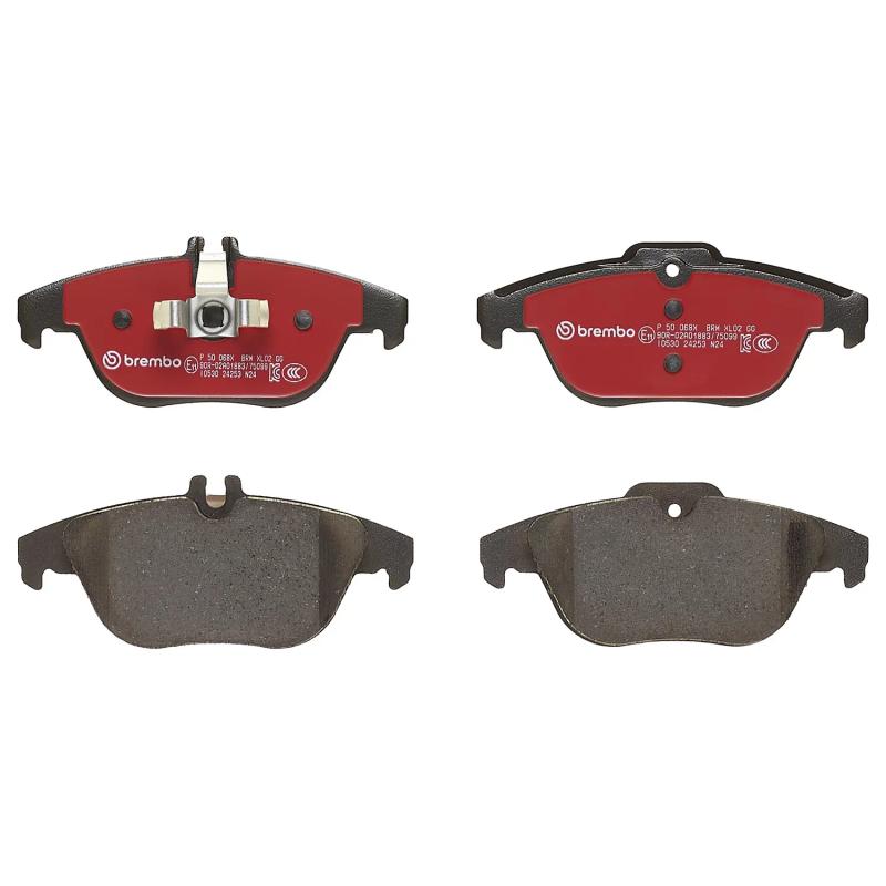 Jeu de 4 plaquettes de frein arrière BREMBO P 50 068X - Visuel 2