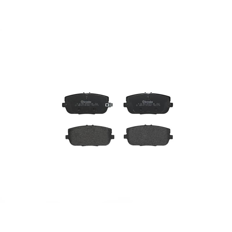 Jeu de 4 plaquettes de frein arrière BREMBO P 49 044 - Visuel 2