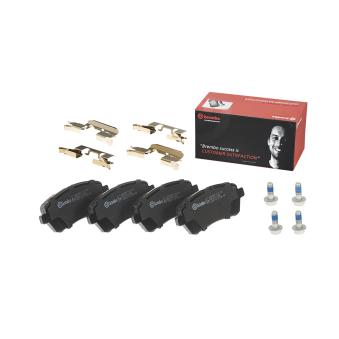 Jeu de 4 plaquettes de frein avant BREMBO [P 24 072]