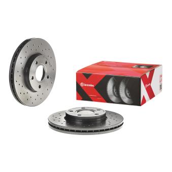 Jeu de 2 disques de frein avant BREMBO OEM 3m512c375aa