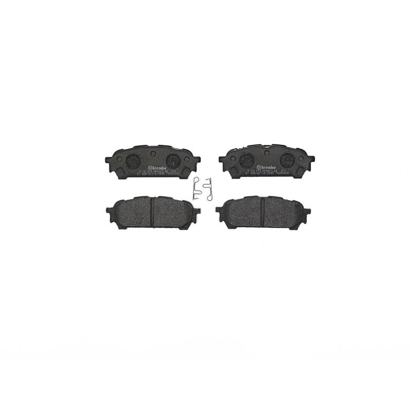 Jeu de 4 plaquettes de frein arrière BREMBO P 78 014 - Visuel 2