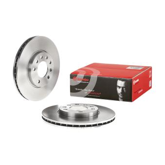 Jeu de 2 disques de frein avant BREMBO 09.7629.10 pour INNOCENTI MINI 1.7 CDTI - 110cv