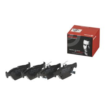 Jeu de 4 plaquettes de frein arrière BREMBO P 78 026 pour SUBARU OUTBACK 2.5 AWD - 175cv