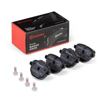 Jeu de 4 plaquettes de frein arrière BREMBO [P 06 064]