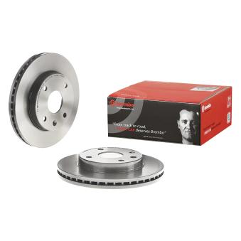Jeu de 2 disques de frein avant BREMBO 09.9483.11 pour HONDA CIVIC 2,0 - 131cv