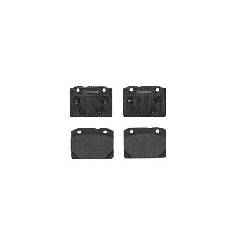 Jeu de 4 plaquettes de frein avant BREMBO OEM 2101350109001