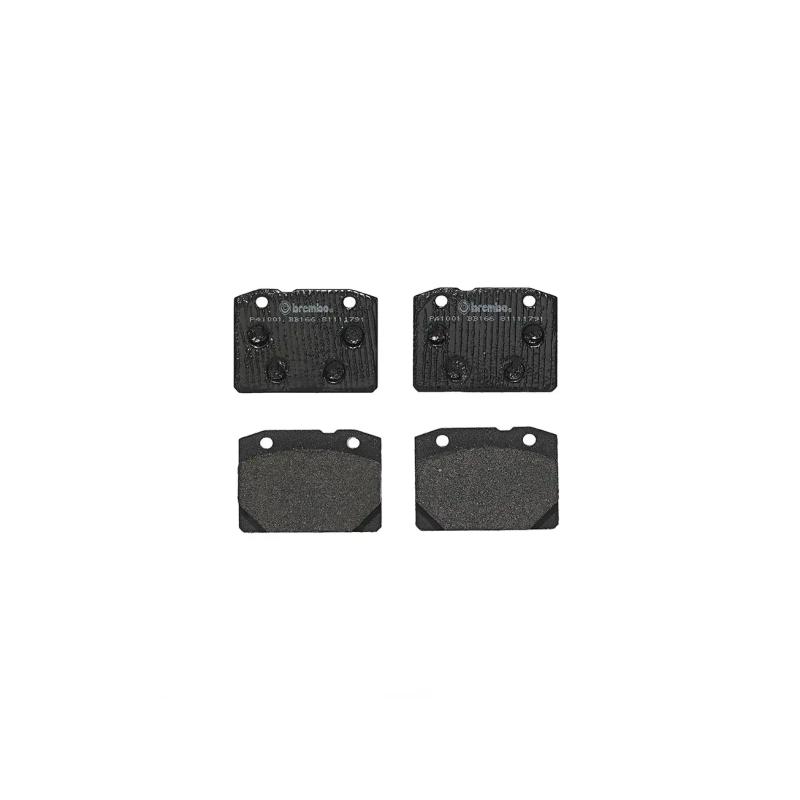 Jeu de 4 plaquettes de frein avant BREMBO P 41 001 - Visuel 1
