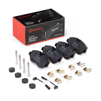 Jeu de 4 plaquettes de frein avant BREMBO OEM 9064211600