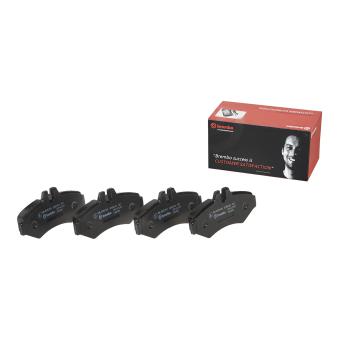 Jeu de 4 plaquettes de frein arrière BREMBO [P 50 020]