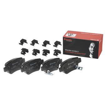 Jeu de 4 plaquettes de frein arrière BREMBO OEM 0446605010