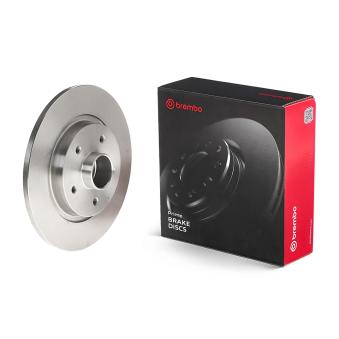 Jeu de 2 disques de frein arrière BREMBO [08.B395.17]