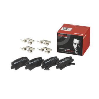 Jeu de 4 plaquettes de frein arrière BREMBO OEM 58302F6A10