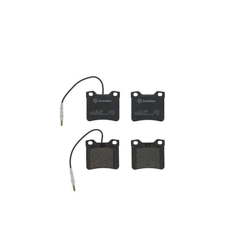 Jeu de 4 plaquettes de frein arrière BREMBO P 61 038 - Visuel 1