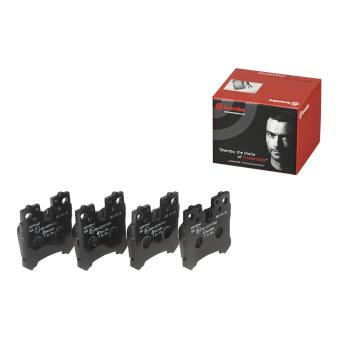Jeu de 4 plaquettes de frein arrière BREMBO P 83 076 pour AUDI R8 500 - 421cv