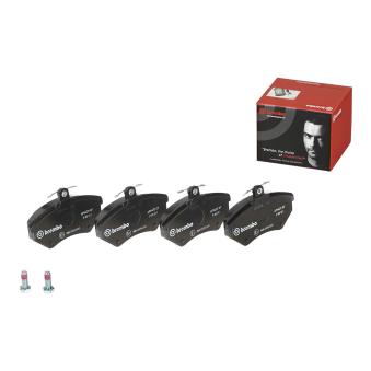 Jeu de 4 plaquettes de frein avant BREMBO OEM 357698151b