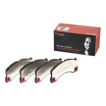 Jeu de 4 plaquettes de frein avant BREMBO OEM 7L0698151L