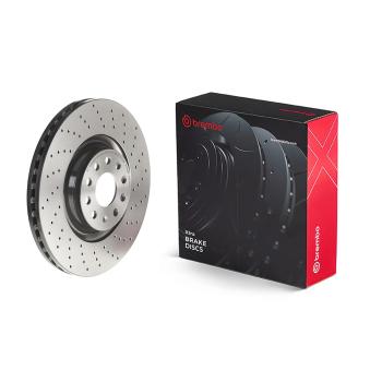 Jeu de 2 disques de frein arrière BREMBO OEM T4A2061