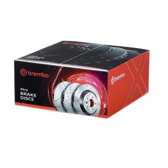 Jeu de 2 disques de frein avant BREMBO OEM 7E0615301F