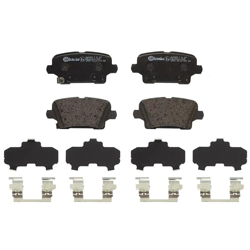 Jeu de 4 plaquettes de frein arrière BREMBO P 59 097 - Visuel 2