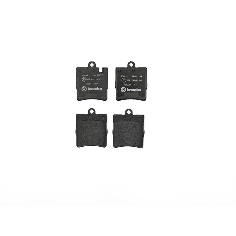 Jeu de 4 plaquettes de frein arrière BREMBO P 50 033 - Visuel 2