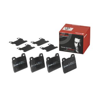 Jeu de 4 plaquettes de frein arrière BREMBO [P 86 002]