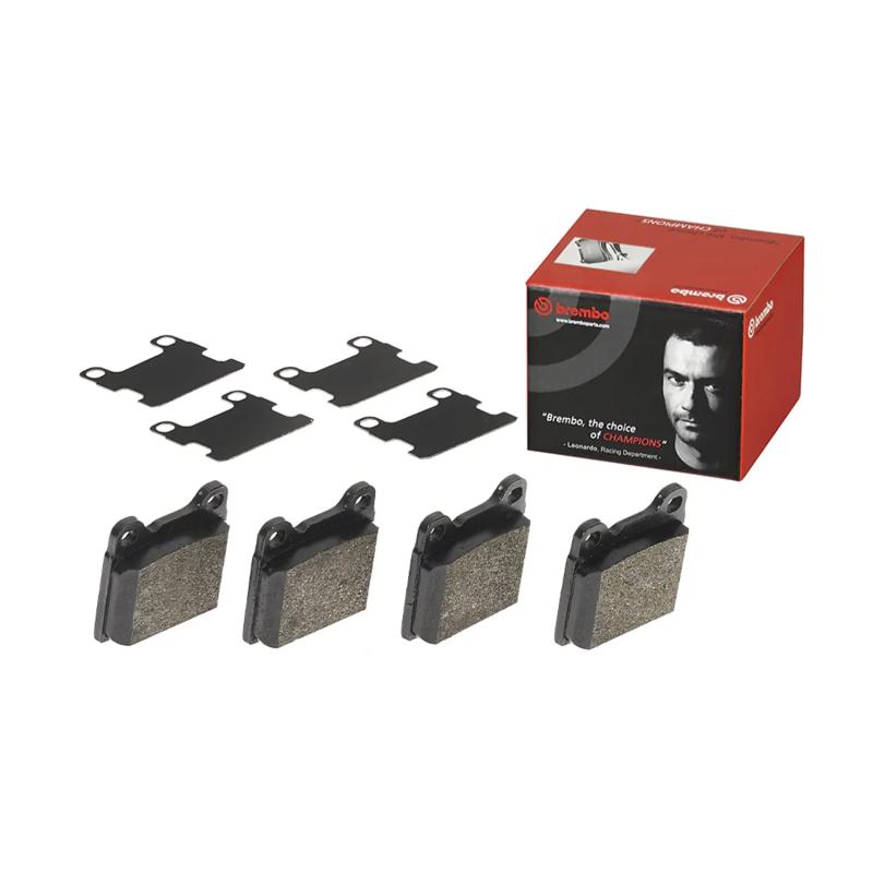 Jeu de 4 plaquettes de frein arrière BREMBO P 86 002 - Visuel 1