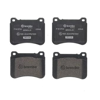 Jeu de 4 plaquettes de frein avant BREMBO OEM A0044205120