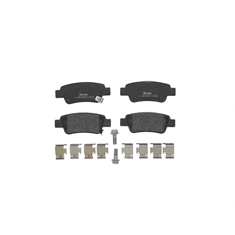 Jeu de 4 plaquettes de frein arrière BREMBO P 28 046 - Visuel 2