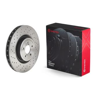 Jeu de 2 disques de frein avant BREMBO OEM 26300fe000