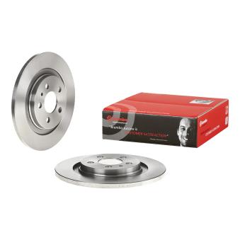 Jeu de 2 disques de frein arrière BREMBO 08.7955.10 pour PEUGEOT 307 2.0 HDi - 110cv