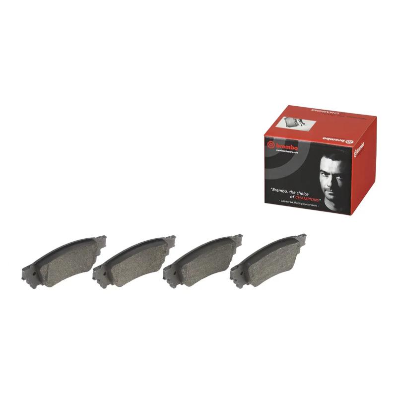 Jeu de 4 plaquettes de frein arrière BREMBO P 83 166 - Visuel 1