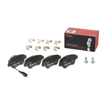 Jeu de 4 plaquettes de frein avant BREMBO OEM 425496
