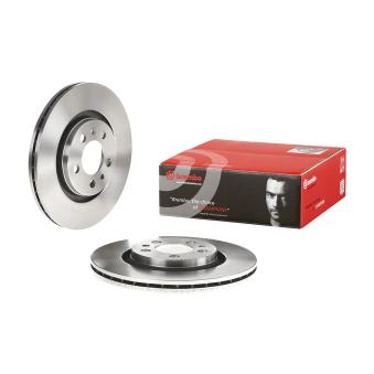 Jeu de 2 disques de frein avant BREMBO 09.7012.14 pour PEUGEOT 2008 1.9 TDI - 110cv