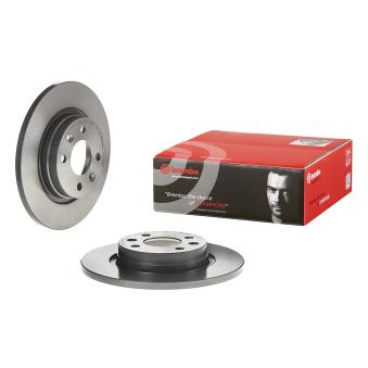 Jeu de 2 disques de frein avant BREMBO 08.A268.21 pour DACIA SANDERO 1.4 - 75cv