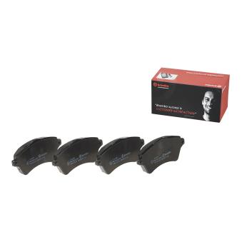 Jeu de 4 plaquettes de frein avant BREMBO [P 44 011]