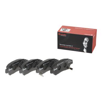 Jeu de 4 plaquettes de frein avant BREMBO [P 83 050]